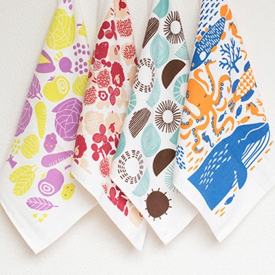 パレットガーゼハンドタオル(個包装)8枚　フルーツ G3842