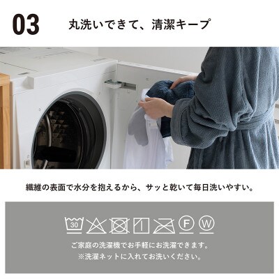 風のないドライヤー バスマット2枚セット チャコールグレー