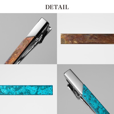 匠彩 ネクタイピン ブルー【ビジネス スーツに】 G3749