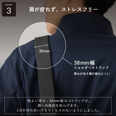 ちょうどいいスリングバッグ オレンジ【超軽量 サコッシュ】 G3521-2