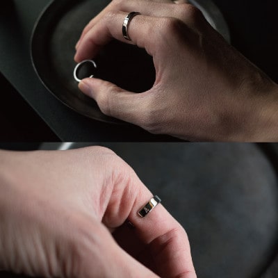 オープンリング シルバーカラー tav0057