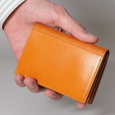 本革名刺入れ キャメル tav0051