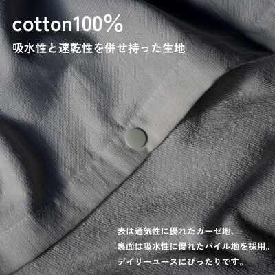 着るタオル(ネイビー) G3429