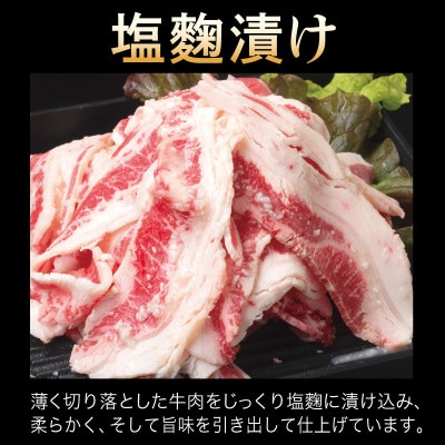 牛肉 切り落とし 塩麹漬け 合計2.5kg【味付け 小分け 焼くだけ BBQ】 099H3387