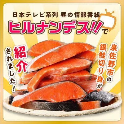 【TVで紹介】銀鮭 切り身 4kg 26-36切れ 訳あり サイズ不揃い G2997