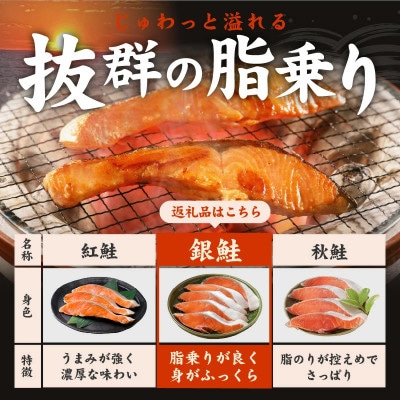 銀鮭切り身 1kg&大型ブラックタイガー むきえび  500g G3134