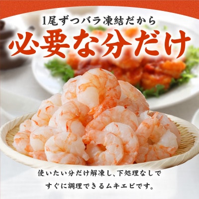 銀鮭切り身 1kg&大型ブラックタイガー むきえび  500g G3134