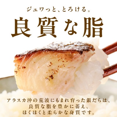 【3ヵ月毎定期便】銀鱈 西京漬け 80g×20切れ 厚切り 小分け 訳あり 分けて届く定期便 全2回