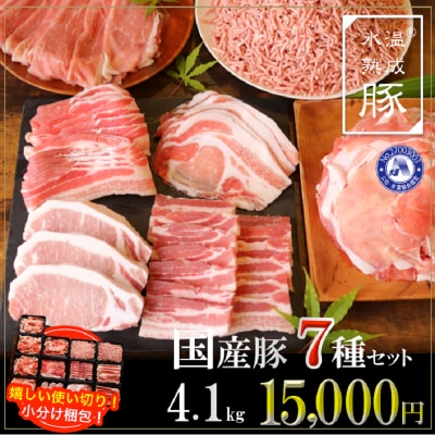 氷温(R)熟成豚 国産豚7種セット4.1kg 015B072