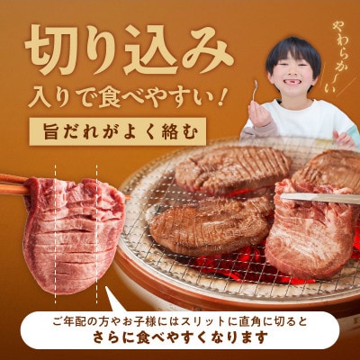 厚切り 牛たん 1kg 小分け 250g×4P 焼肉用 訳あり【氷温熟成×旨ダレ】 mrz0061