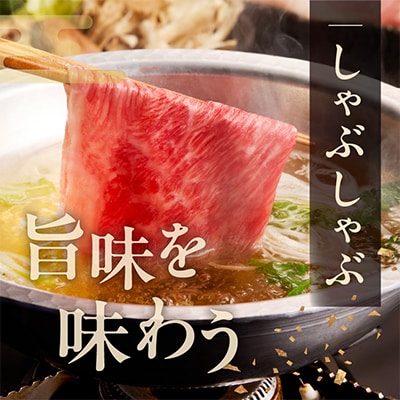 【A4ランク】黒毛和牛 すきしゃぶ用 500g 【氷温熟成×極味付け】 