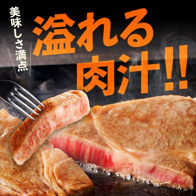 【A4ランク】黒毛和牛ロースステーキ 3枚 合計600g 氷温熟成×極味付け 訳あり mrz0316
