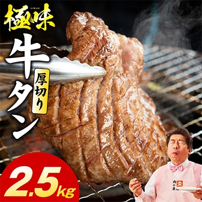 厚切り牛たん 2.5kg 氷温熟成×旨塩ダレ 味付き 訳あり 小分け mrz0298