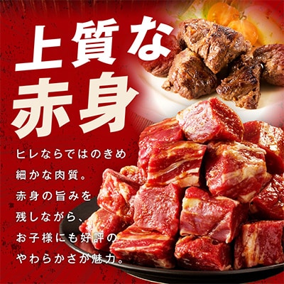 【お試し】牛ヒレ肉 切り落とし 500g 小分け 500g×1P 氷温熟成×特製ダレ mrz0309