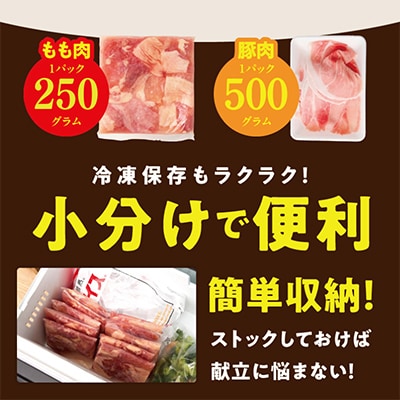 国産 豚肉&鶏もも肉セット 3.5kg【氷温熟成×極味付け 食べ比べ 普段使い】 
