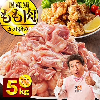 【特別規格】国産 鶏もも肉 切身 5kg 【氷温熟成×極味付け 小分け 味付き】 mrz0390