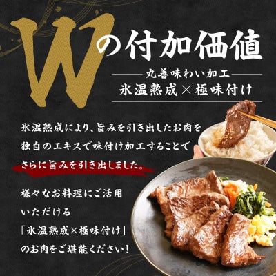 【お試し】牛肉 ハラミ 500g(250g×2P)【氷温熟成×極味付け】 mrz0386