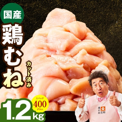 【特別規格】国産 鶏むね肉 1.2kg 氷温熟成×極味付け 小分け 味付き 簡単調理 mrz0396