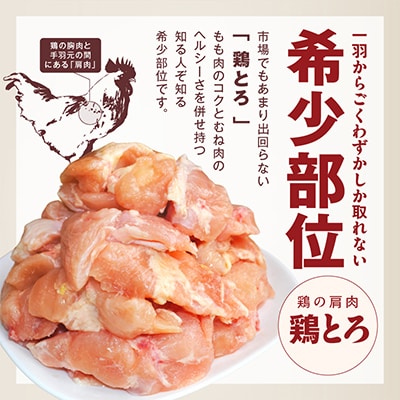 【氷温熟成】希少部位セット　牛うちハラミ800g&国産鶏とろ(肩肉)1.5kg mrz0411