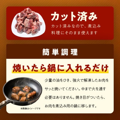 【氷温熟成×極味付け】煮込み用 牛ヒレ肉 切り落とし 2.5kg 小分け 訳あり mrz0416
