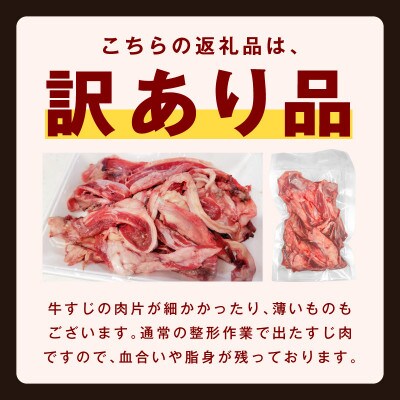 【氷温熟成×極味付け】煮込み用 牛ヒレ肉 切り落とし 1kg+牛すじ肉 500g mrz0418