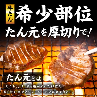 【のし付・お中元】たん元のみ 極上厚切り牛たん 500g 化粧箱入り mrz0334t
