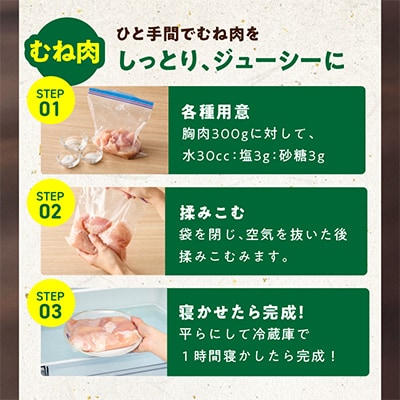 【毎月定期便】国産 鶏むね肉 4kg【氷温熟成×極味付け 小分け とり】全6回 mrzZ101