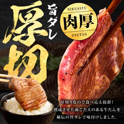 【毎月定期便】牛たん 食べ比べ 1kg【氷温熟成×旨塩ダレ 牛タン 訳あり】 mrzZ061全2回