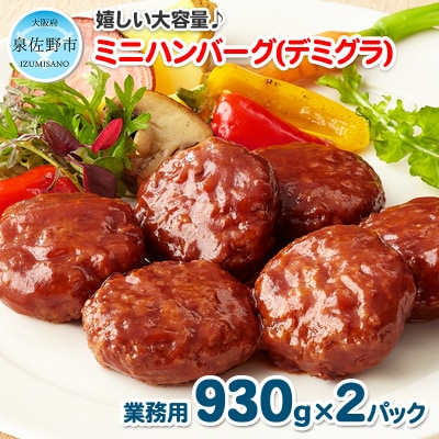ミニハンバーグ(デミグラスソース) 60個以上(930g×2パック) 099H870