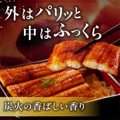 中国産　手焼炭火焼うなぎ蒲焼2尾　kgp0067-1