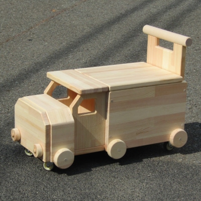 手作り木製手押し車「コンボイ」 099H2134