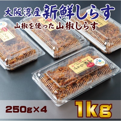 生炊き山椒しらす　1.0kg(250g×4パック)010B268