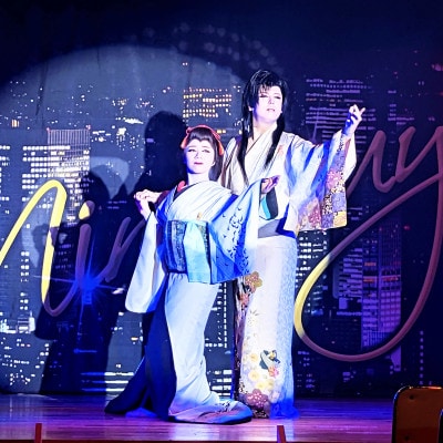 大衆演劇 チャンバラ体験(観劇・食事付) ペアチケット 099H1423