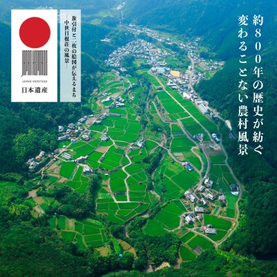 葛城山脈の清流の希少ブランド米「龍神大木の里」精米済み2kg(約13合分)099H2588