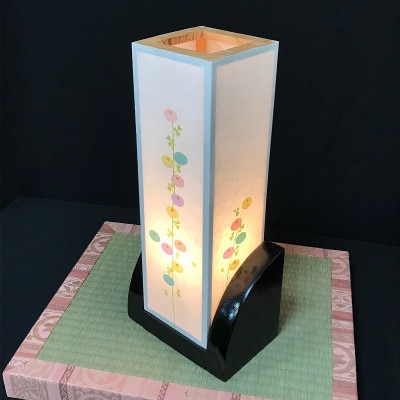 正絹着物生地で作ったおしゃれな行灯 万寿菊 あんどん あかり 夢あかり 030D099