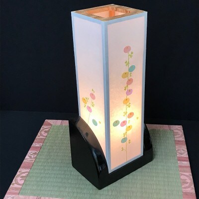 正絹着物生地で作ったおしゃれな行灯 万寿菊 あんどん あかり 夢あかり 030D099