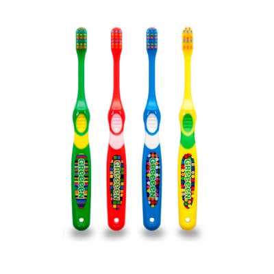 GReeeeN　小学生用歯ブラシ　ふつう　5本セット　005A215