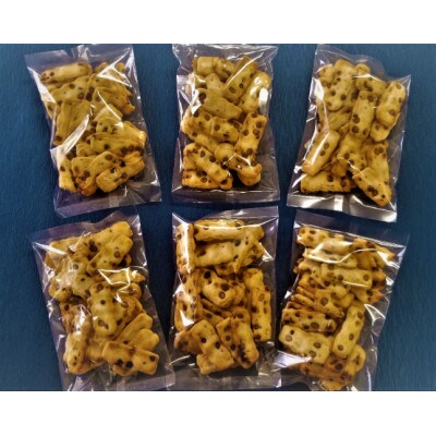 無選別 丹波黒豆おかき 合計840g(140g×6袋)099H2072