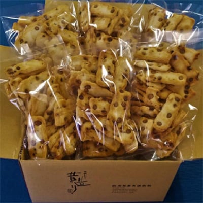 無選別 丹波黒豆おかき 合計840g(140g×6袋) 