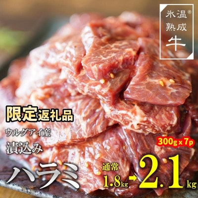 【増量】氷温(R)熟成牛 漬込みハラミ1.8kg→2.1kg 010B773