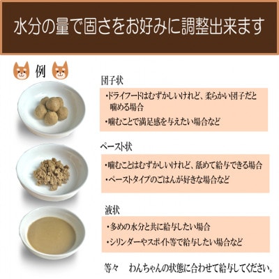 国産無添加ドッグフード 1kg いのちのごはん(パウダータイプ)020C487