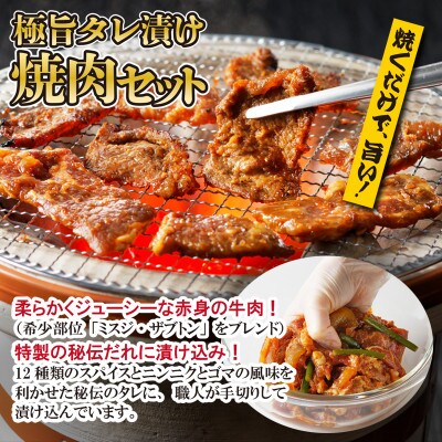 秘伝の極旨タレ 焼肉セット 野菜入り 250g×2袋 G646