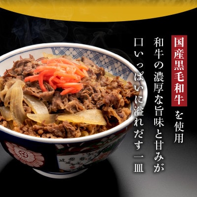 美味しくなってリニューアル!【黒毛和牛】で作った極旨牛丼の素(160g×5袋) 099H3432