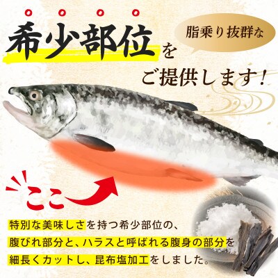 訳あり 総量1.6kg アトランティックサーモンの大とろハラス 200g×8P 010B1609