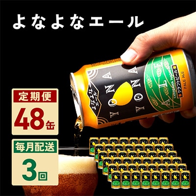 【毎月定期便】よなよなエール 48本 クラフトビール ふるさと納税オリジナル 全3回 G1669