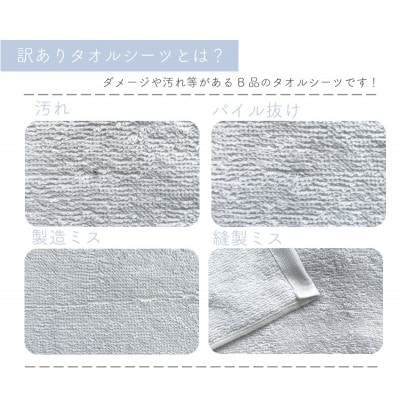 【訳あり】《日本製》ムコタオル タオルシーツ 1枚 010B1509