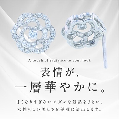 ARC-EN-CIEL PTダイヤピアス(計0.28ct)【鑑別書付き】