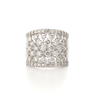 ARC-EN-CIEL PTダイヤリング(計3.0ct)【鑑別書付き】サイズ13号 J007-1