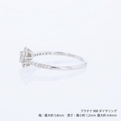 ARC-EN-CIEL PTダイヤリング(計 0.50ct) 【鑑別書付き】サイズ15号 J091