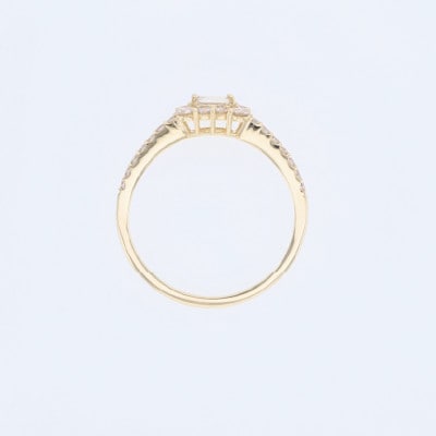 アルカンシェル 18金YGダイヤリング(計0.50ct)【鑑別書付き】サイズ12号 J096